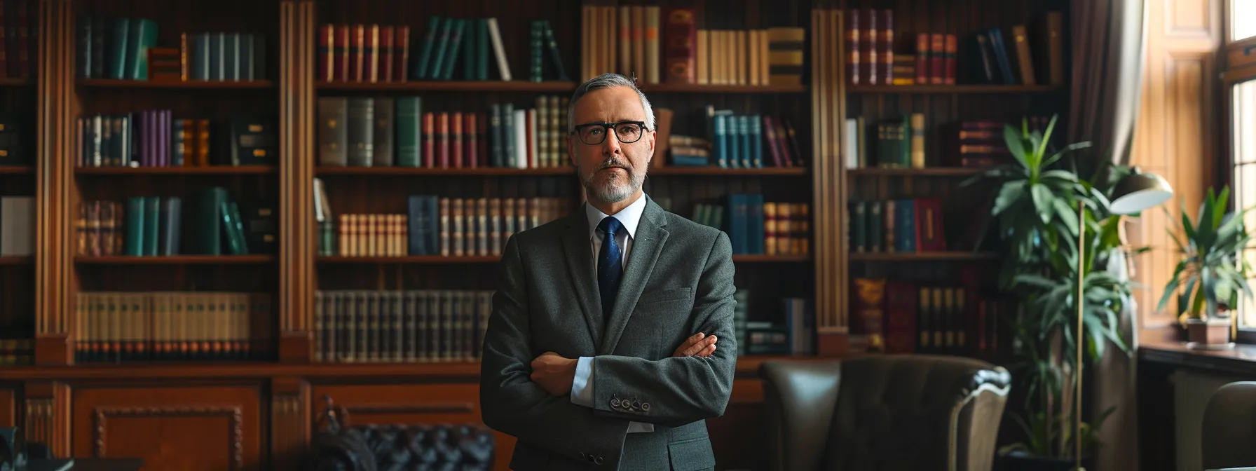 Photo of Lawyer standing