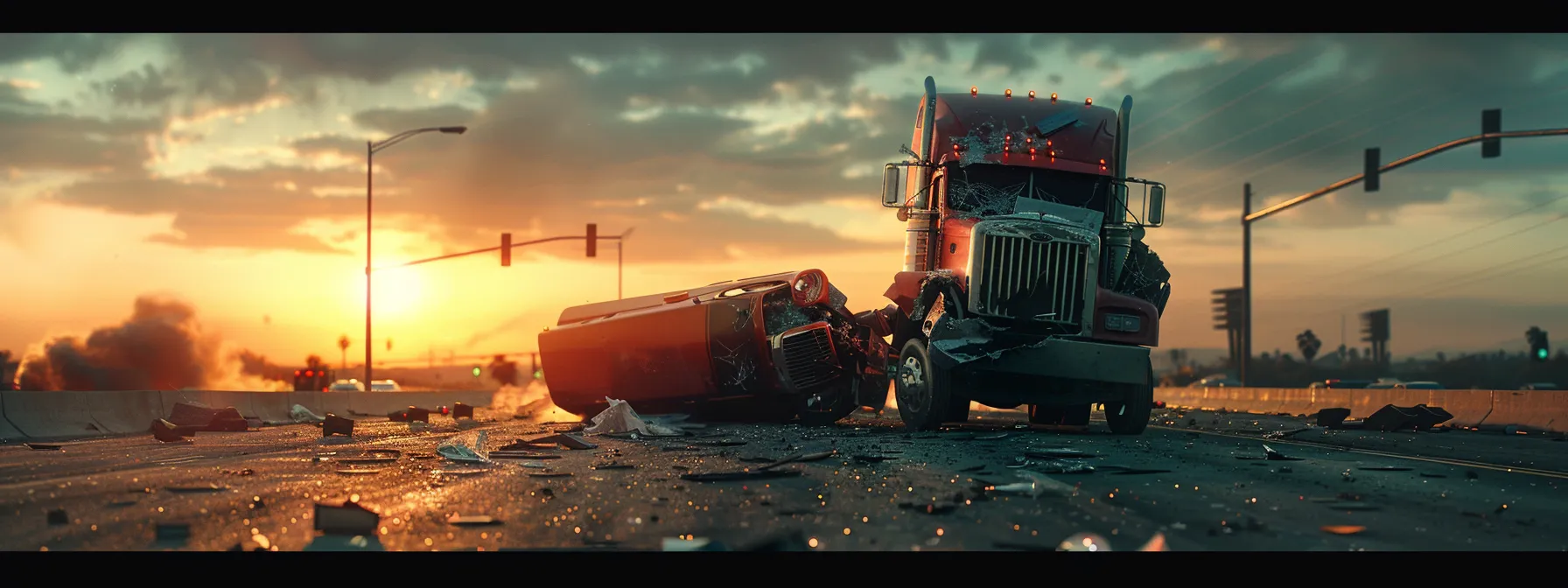 Photos of Trucking Accident